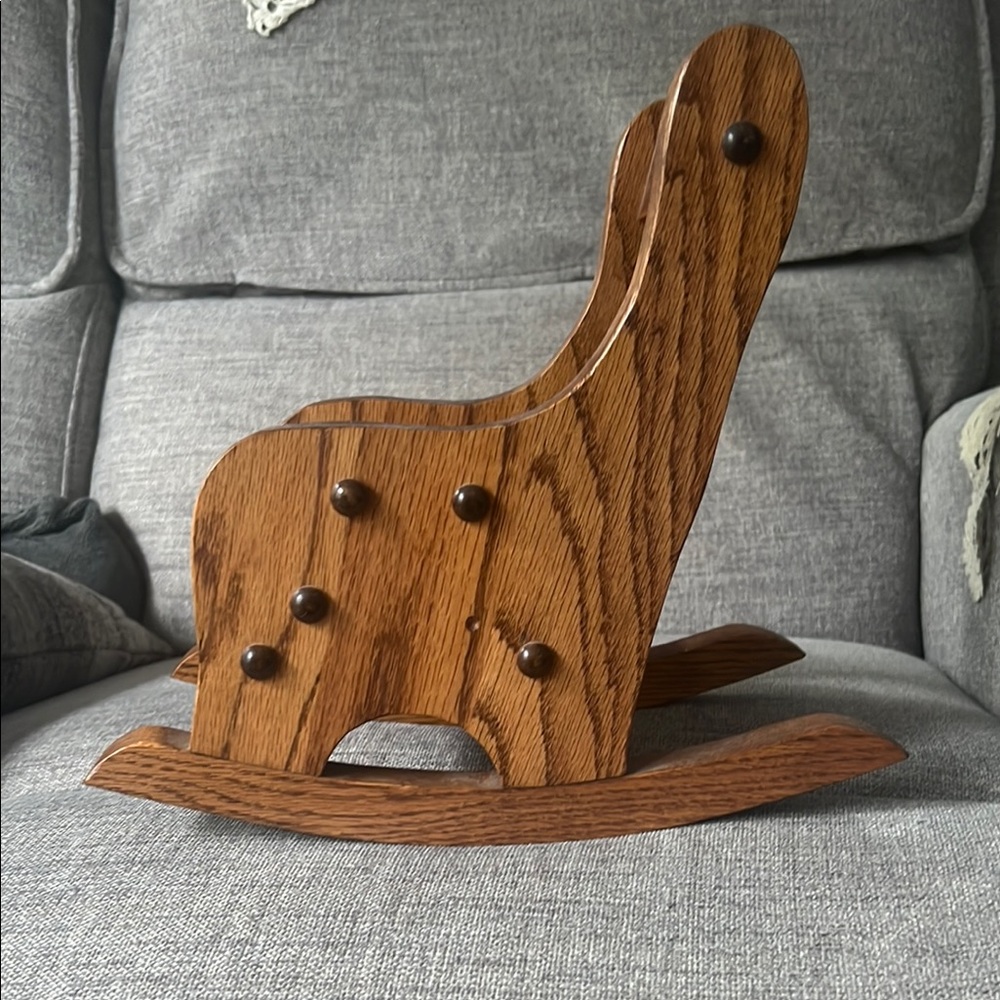 Wooden Doll Rocker - Picture 3 of 9